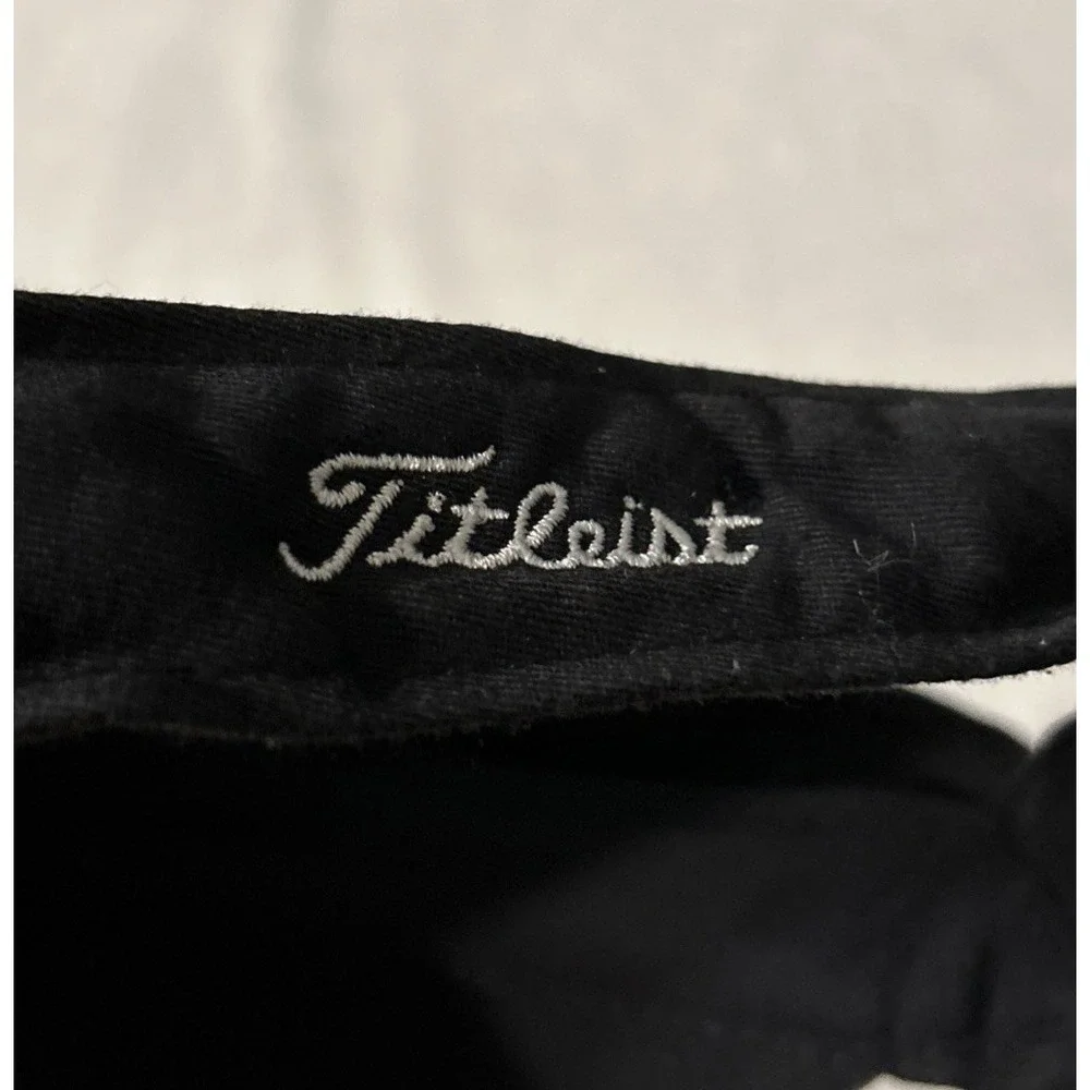 Titleist‎ ProV1 Black Golf Visor Cap Hat Adjustable Strap Adult Unisex